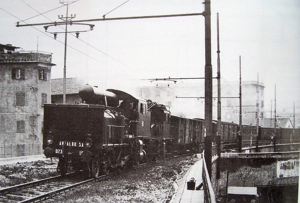 Prove di trazione per la locomotiva diesel Ansaldo D.2311.