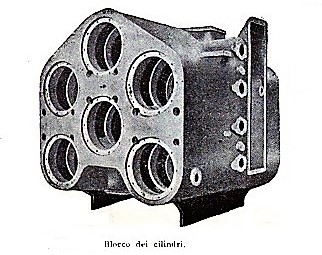 Blocco interno del motore per la trazione diesel dell'Ansaldo.
