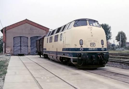 Una DB V200 passata alla Ferrovia Suzzara-Ferrara.